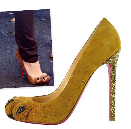 Découverte:  Louboutin est su'a puff