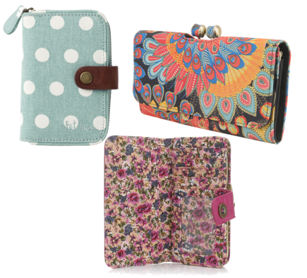 Le détail (crève) coeur: Des portefeuilles fleuris qui s&#039;assument