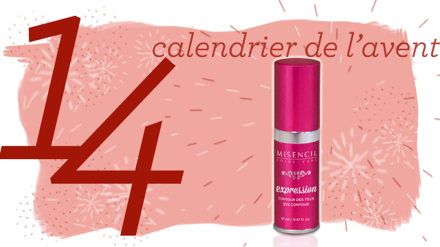 Calendrier de l&#039;avent, jour 14 : gagnez un Gel contour des yeux Expression, gracieuseté de Misencil!