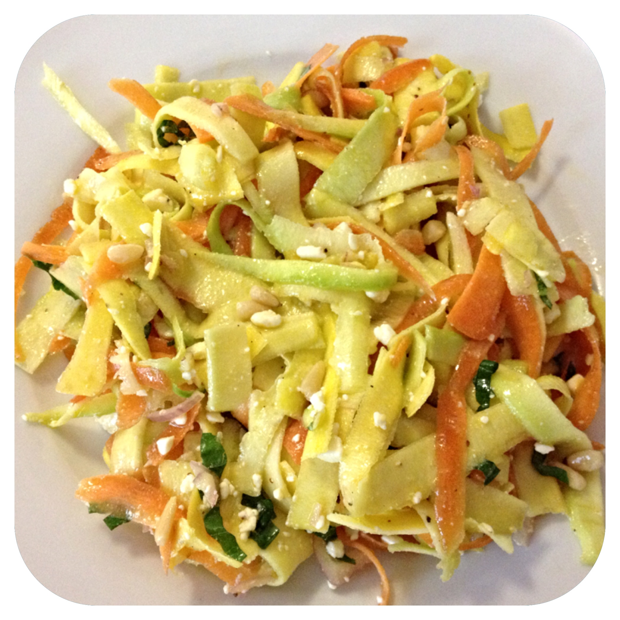 Recette testée et approuvée : salade d&#039;été aux courgettes et carottes!