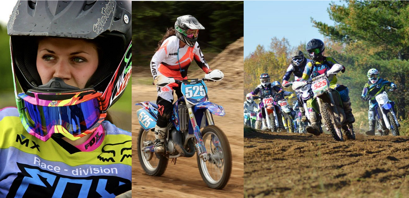 Alexe-Kiwi  Dubois : une motocycliste que rien n&#039;arrête!