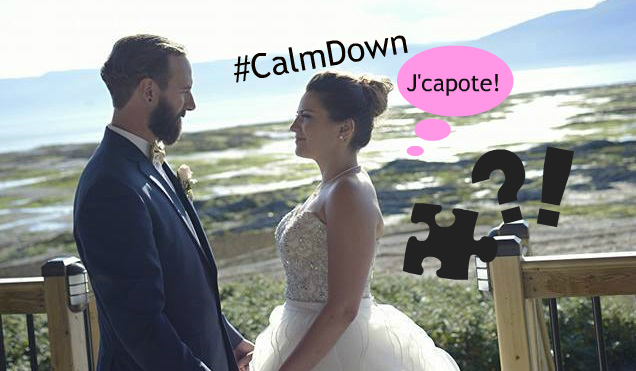 Tu te maries? Relaxe.