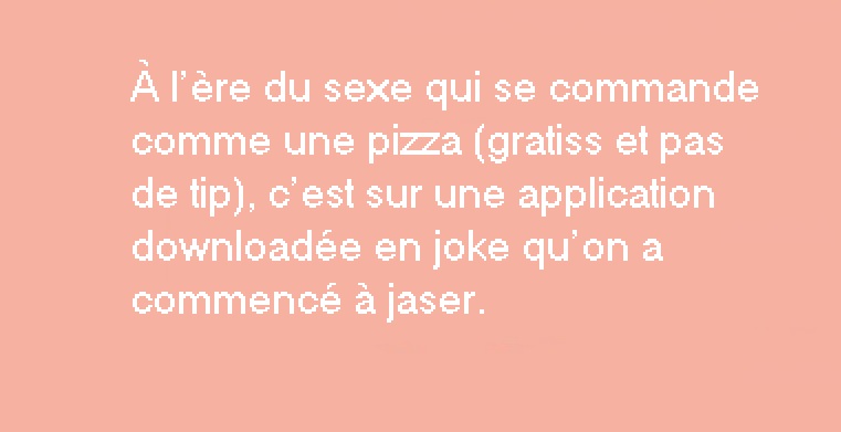 Cet ex-chose que je ne peux pas laisser partir