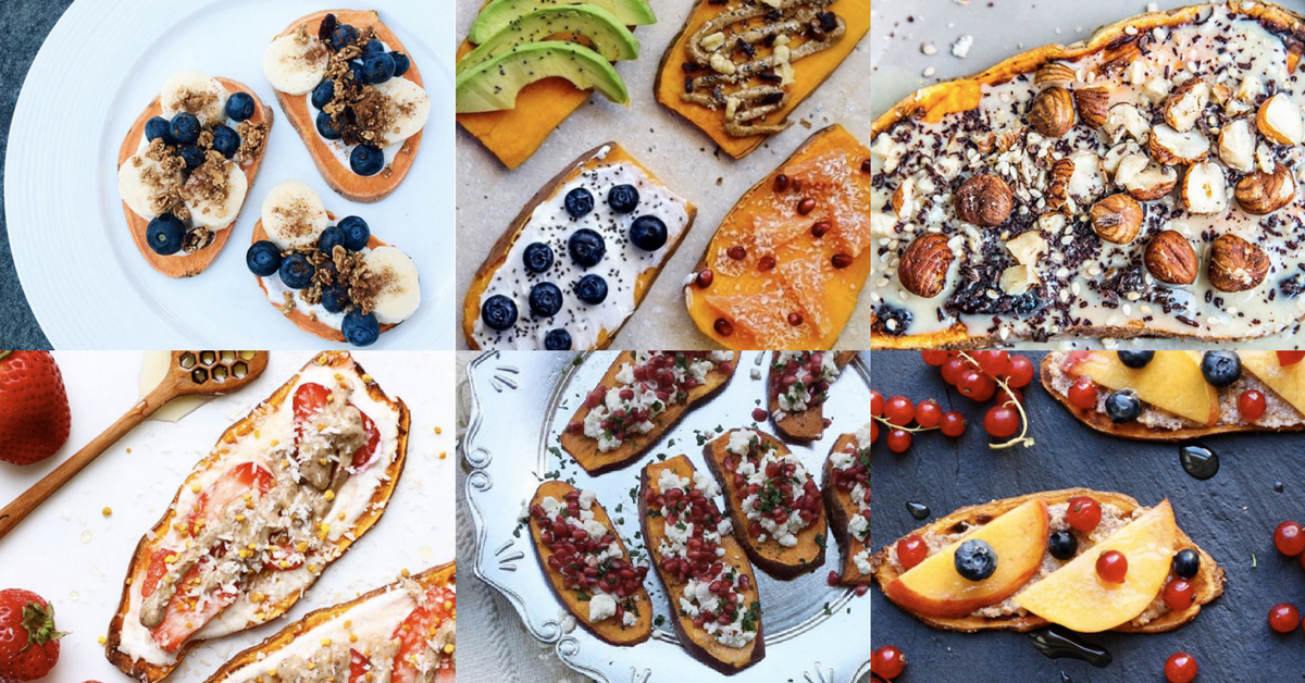 La nouvelle tendance culinaire trendy : les toasts de patate douce!