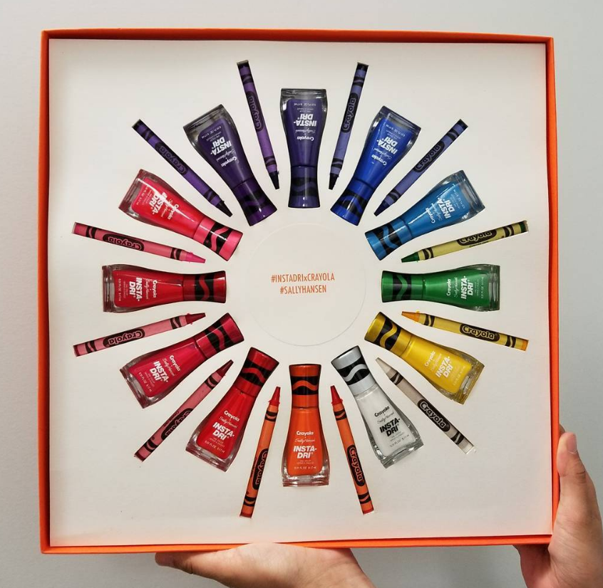 Sally Hansen lance une collection de vernis inspirée des crayons Crayola!