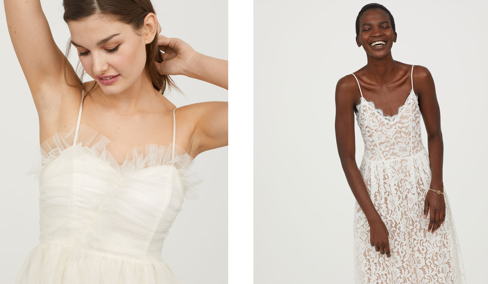 10 robes blanches signées H&amp;M à moins de 300 $ et parfaites pour se marier