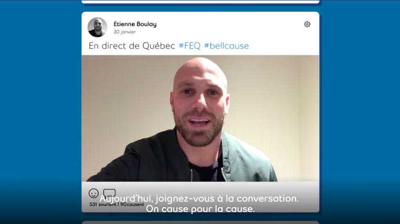 Bell cause, mais pas dans le vide