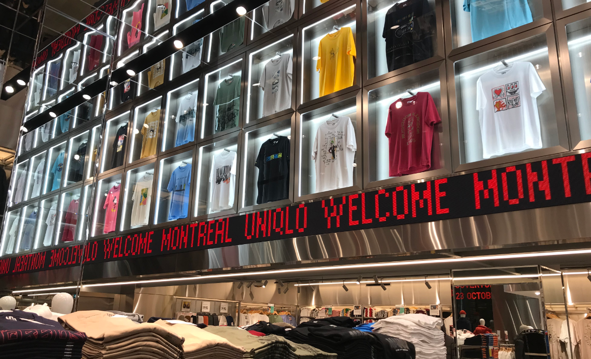 UNIQLO est enfin ouvert à Montréal et le magasin est immense [PHOTOS]