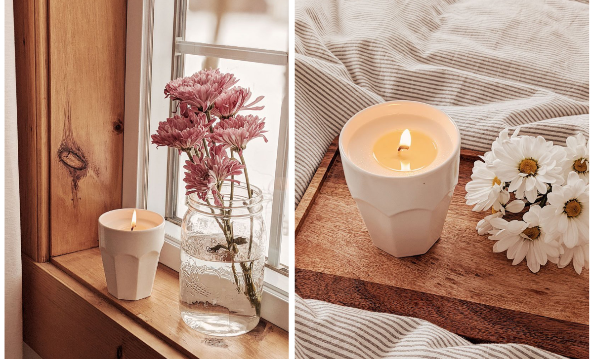 Mimi &amp; August vend des bougies qui deviennent des tasses