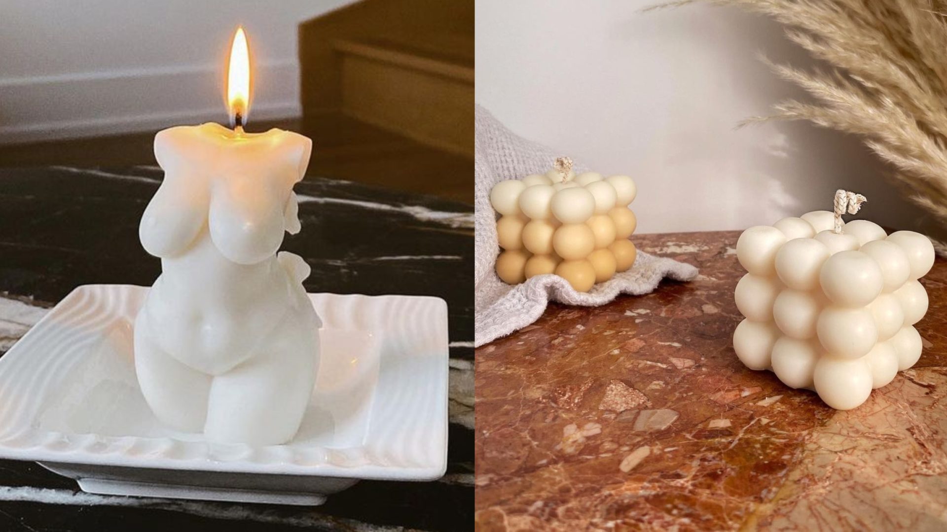 Les chandelles moulées à la main de cette entreprise québécoise sont de véritables oeuvres d&#039;art