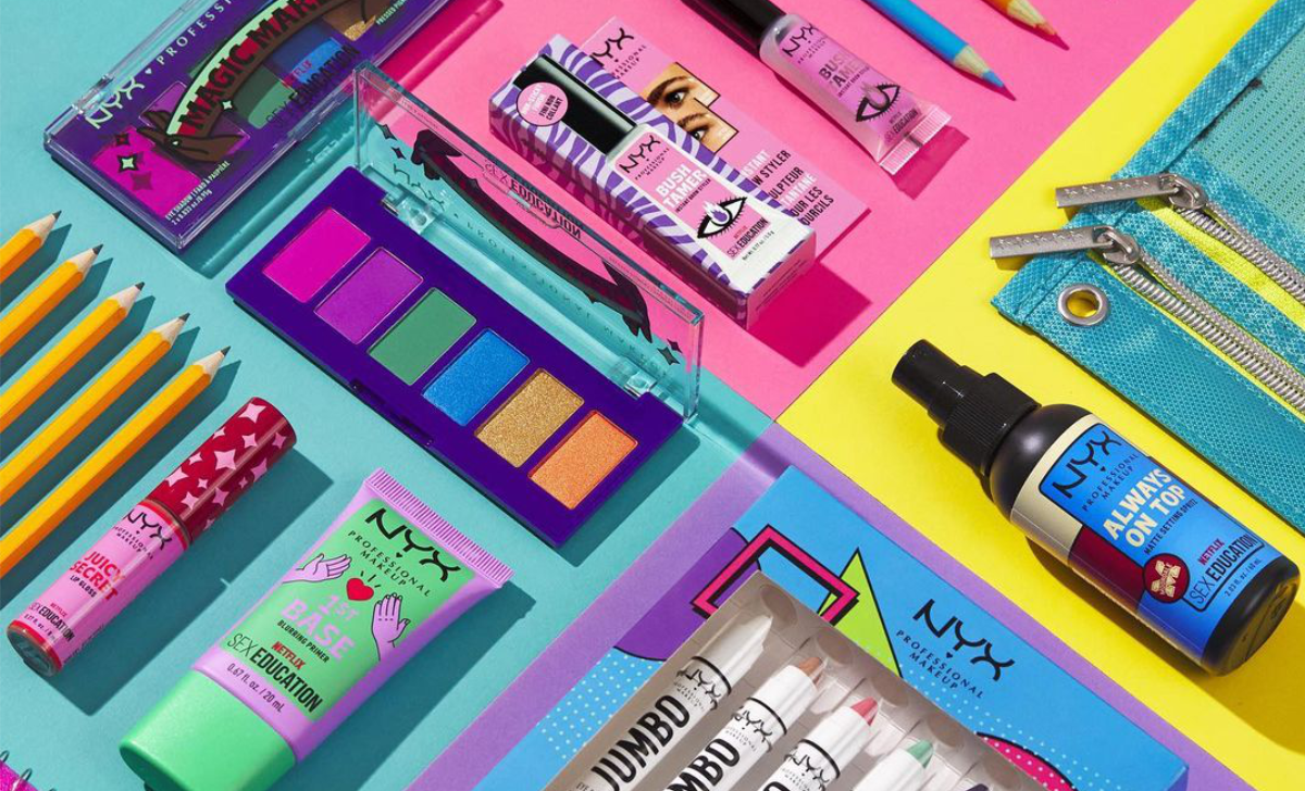 NYX lance une gamme de maquillage inspirée de Sex Education