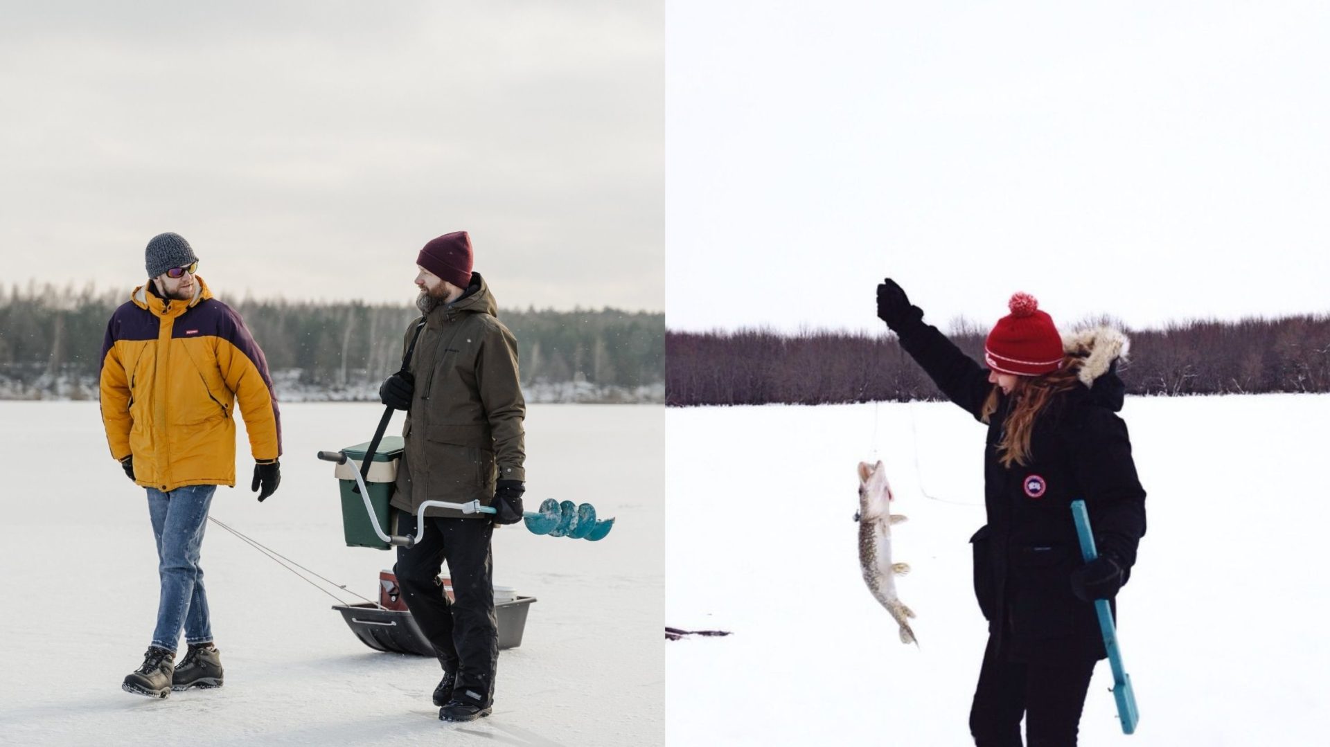 Voici 10 endroits où faire de la pêche sur glace cet hiver