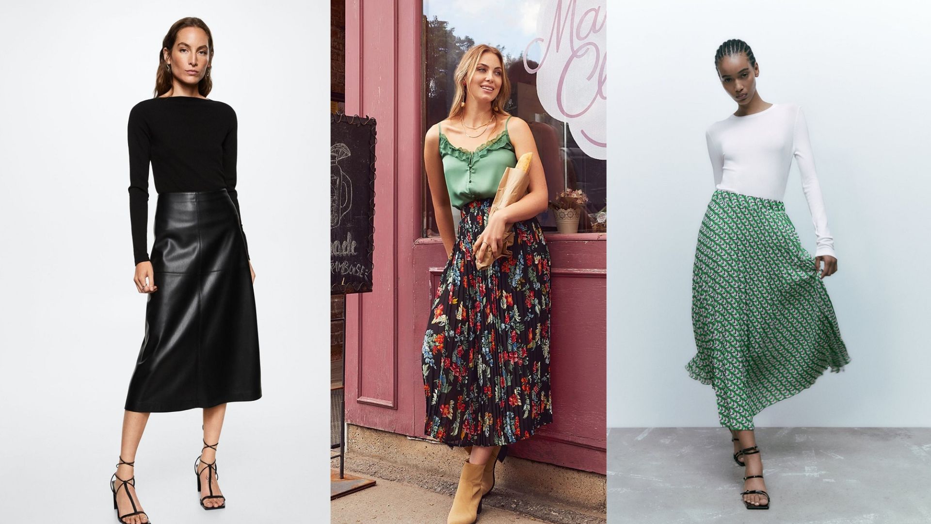 18 jupes midi qui s&amp;rsquo;agenceront à vos looks d&amp;rsquo;automne!