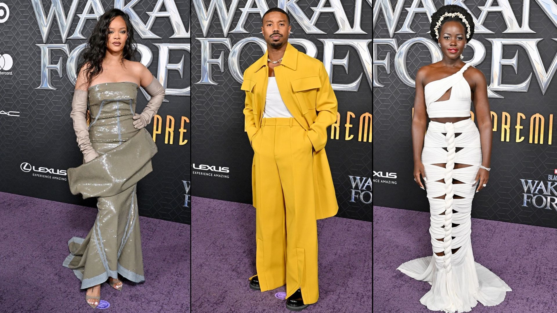 Rihanna et Lupita Nyong&amp;rsquo;o étaient superbes à la première de &amp;lsquo;Black Panther: Wakanda Forever&amp;rsquo;