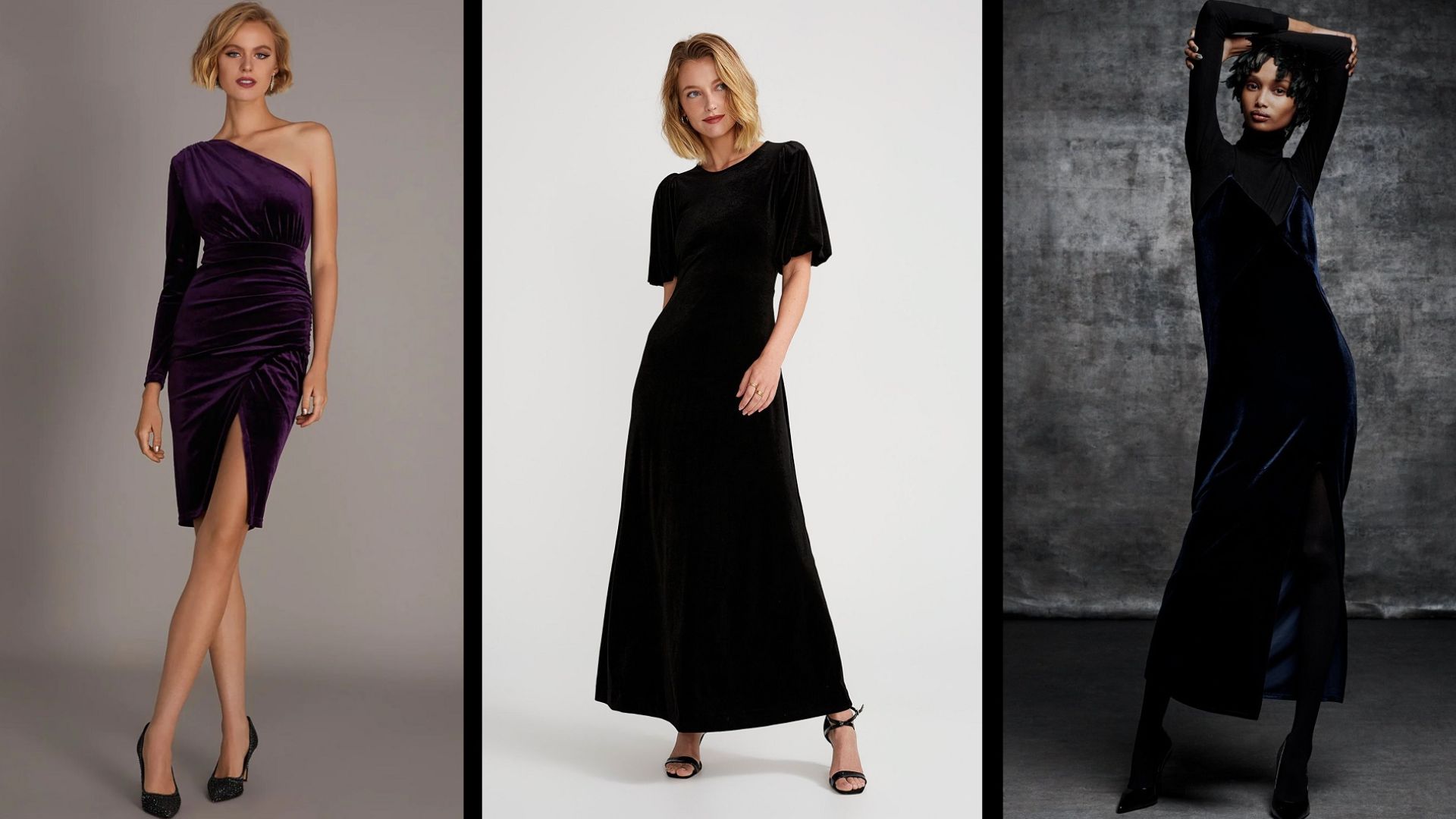 Une robe de dernière minute parfaite pour les Fêtes? Essayez le velours!