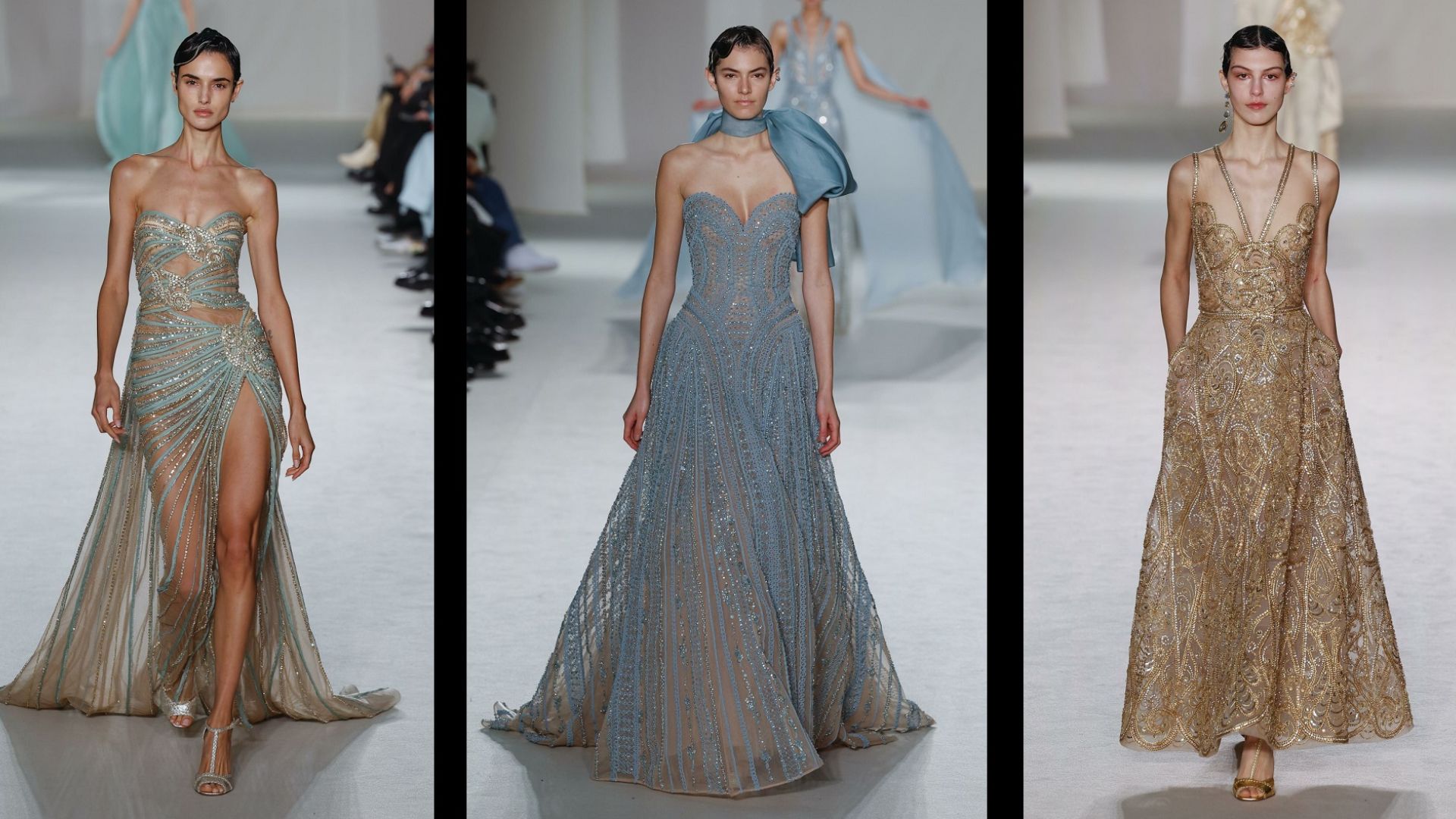 Elie Saab dévoile sa collection Haute Couture printemps-été 2023 à la Paris Fashion Week