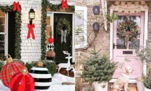 15 photos d’inspiration pour des décorations extérieures de Noël