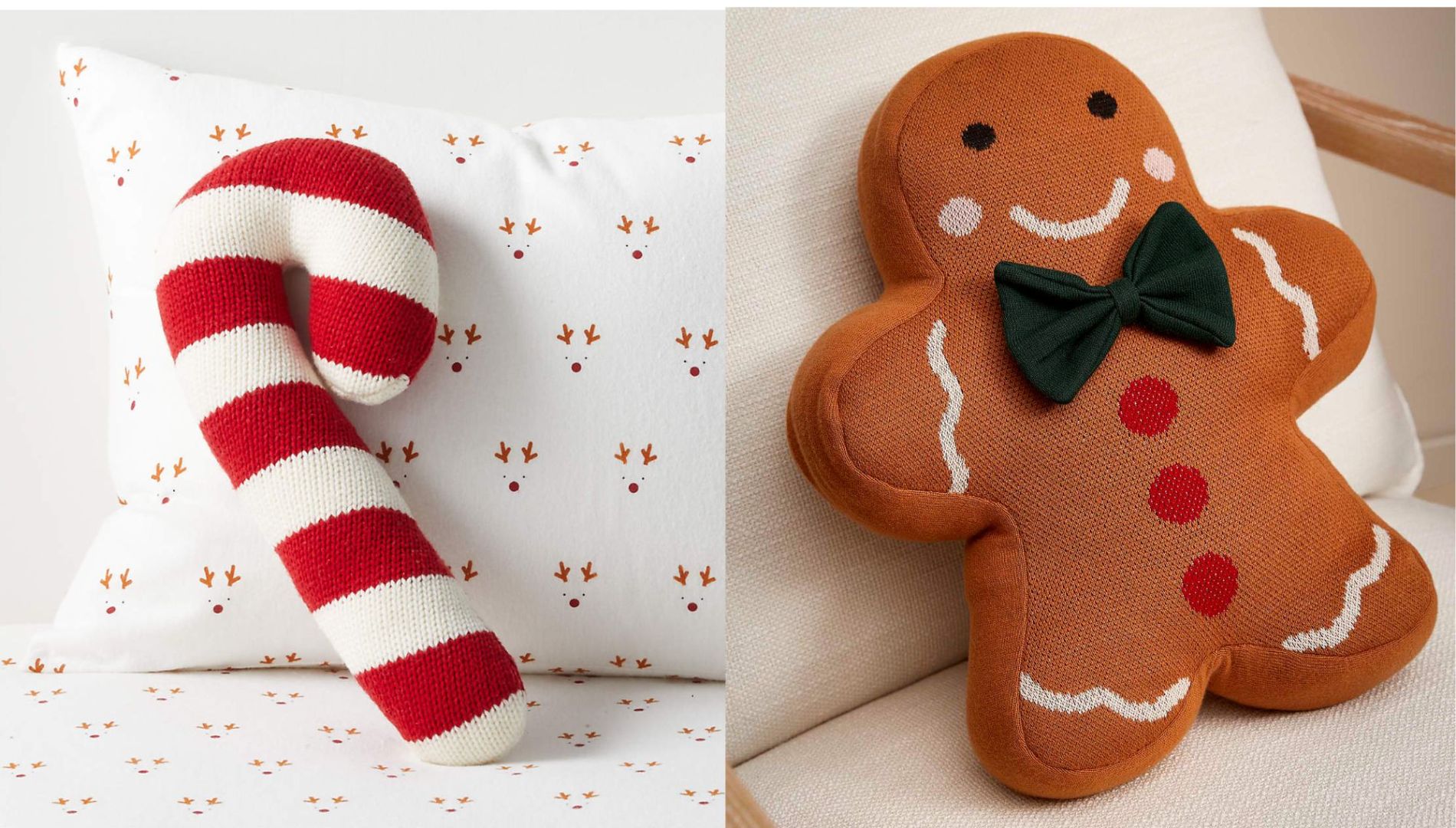 12 coussins de Noël pour un décor festif!
